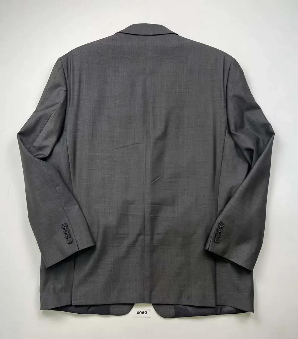 Lauren Ralph Lauren Men's Gray Two-Button Wool Blazer Suit Jacket Size 46R